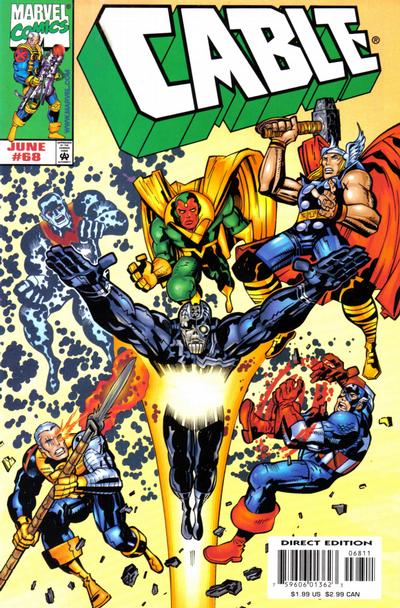 Cover for Cable (Marvel, 1993 series) #68 [Direct Edition]