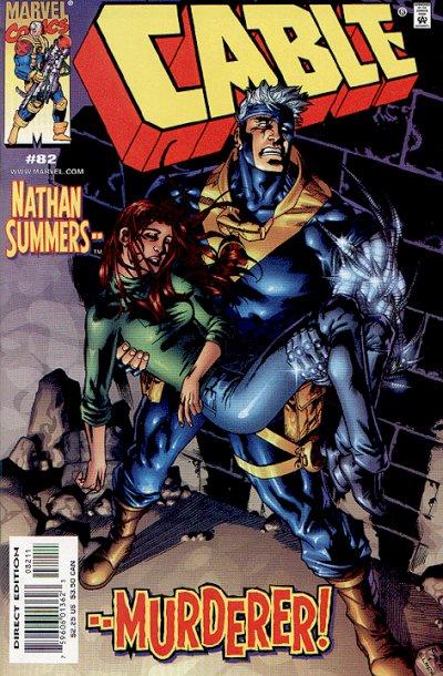 Cover for Cable (Marvel, 1993 series) #82 [Direct Edition]
