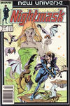 Cover for Nightmask (Marvel, 1986 series) #9 [Newsstand]