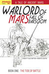 Cover Thumbnail for Warlord of Mars: Fall of Barsoom (2011 series) #1 [Black & White Retailer Incentive]