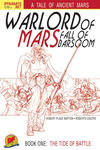 Cover Thumbnail for Warlord of Mars: Fall of Barsoom (2011 series) #1 [Martian Red Dynamic Forces Exclusive]