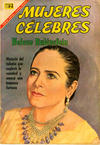 Cover for Mujeres Célebres (Editorial Novaro, 1961 series) #75