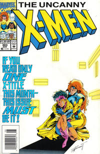 Cover for The Uncanny X-Men (Marvel, 1981 series) #303 [Newsstand]