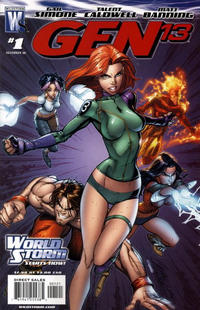 Cover Thumbnail for Gen 13 (DC, 2006 series) #1 [J. Scott Campbell / Avalon Studios Cover]