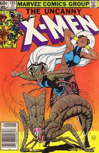 Cover Thumbnail for The Uncanny X-Men (Marvel, 1981 series) #165 [Newsstand]