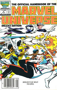 Cover Thumbnail for The Official Handbook of the Marvel Universe Deluxe Edition (Marvel, 1985 series) #9 [Newsstand]