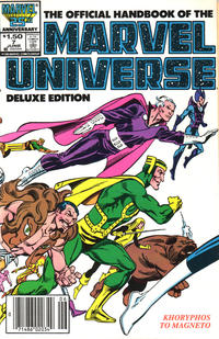 Cover Thumbnail for The Official Handbook of the Marvel Universe Deluxe Edition (Marvel, 1985 series) #7 [Newsstand]