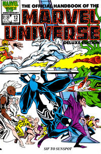 Cover Thumbnail for The Official Handbook of the Marvel Universe Deluxe Edition (Marvel, 1985 series) #12 [Direct]