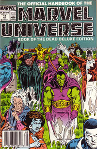 Cover Thumbnail for The Official Handbook of the Marvel Universe Deluxe Edition (Marvel, 1985 series) #17 [Newsstand]