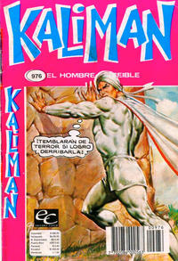 Cover Thumbnail for Kaliman (Editora Cinco, 1976 series) #976