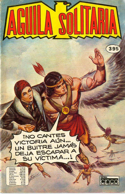 Cover for Aguila Solitaria (Editora Cinco, 1976 series) #395
