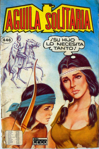 Cover for Aguila Solitaria (Editora Cinco, 1976 series) #446