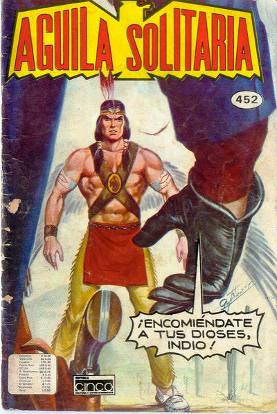 Cover for Aguila Solitaria (Editora Cinco, 1976 series) #452