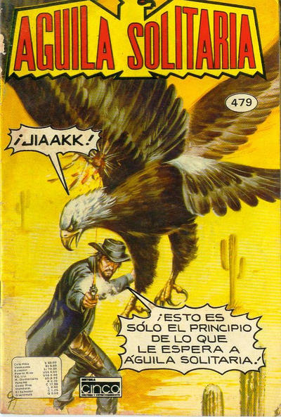 Cover for Aguila Solitaria (Editora Cinco, 1976 series) #479