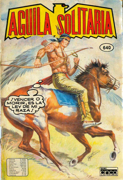 Cover for Aguila Solitaria (Editora Cinco, 1976 series) #640