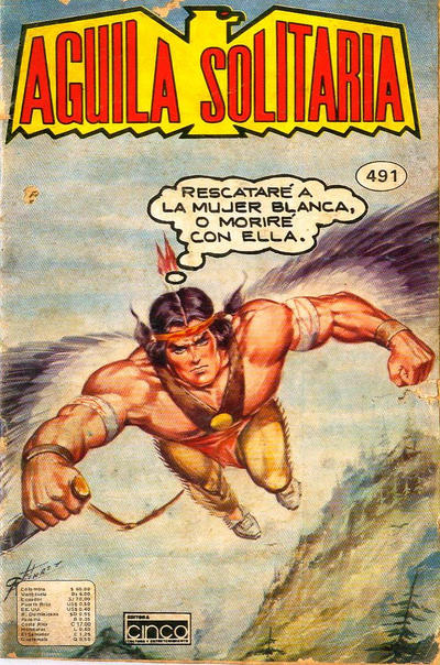 Cover for Aguila Solitaria (Editora Cinco, 1976 series) #491