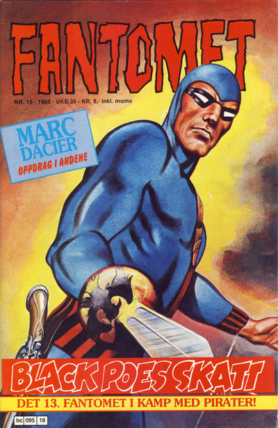 Cover for Fantomet (Semic, 1976 series) #18/1985