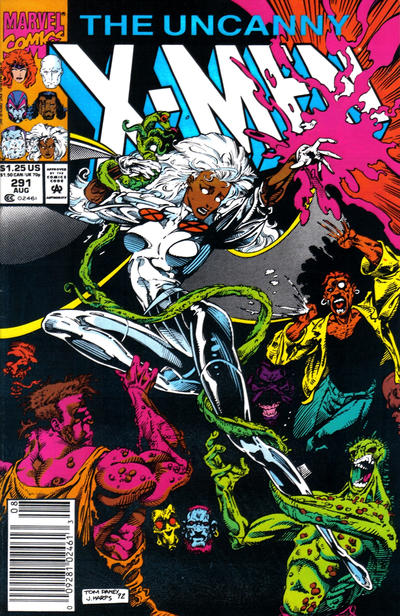 Cover for The Uncanny X-Men (Marvel, 1981 series) #291 [Newsstand]