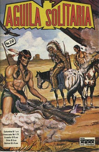 Cover for Aguila Solitaria (Editora Cinco, 1976 series) #16