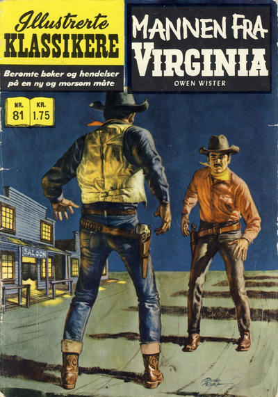 Cover for Illustrerte Klassikere [Classics Illustrated] (Illustrerte Klassikere / Williams Forlag, 1957 series) #81 [HRN 194] - Mannen fra Virginia [4. opplag]
