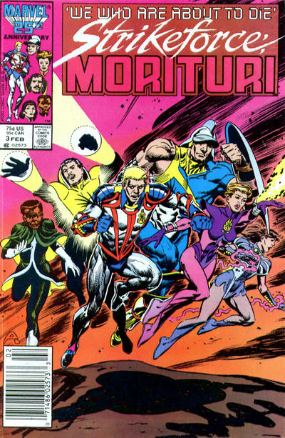Cover for Strikeforce: Morituri (Marvel, 1986 series) #3 [Newsstand]