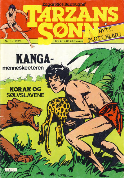 Cover for Tarzans Sønn (Atlantic Forlag, 1979 series) #1/1979