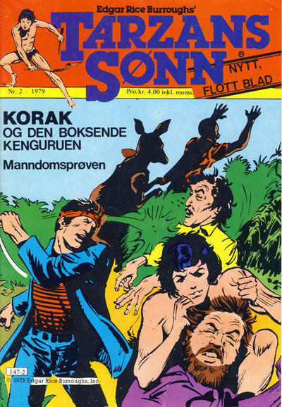 Cover for Tarzans Sønn (Atlantic Forlag, 1979 series) #2/1979