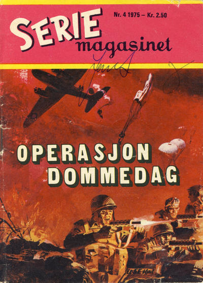 Cover for Seriemagasinet (Serieforlaget / Se-Bladene / Stabenfeldt, 1951 series) #4/1975
