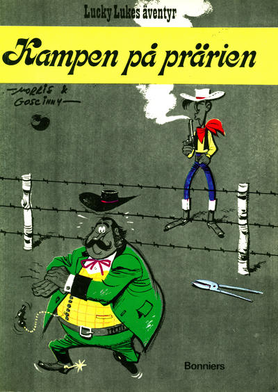 Cover for Lucky Lukes äventyr / Lucky Luke klassiker (Bonniers, 1971 series) #14 - Kampen på prärien [2:a upplagan (1975)]