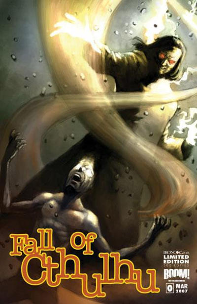 Cover for Fall of Cthulhu (Boom! Studios, 2007 series) #0 [Iron Orc Limited Edition]
