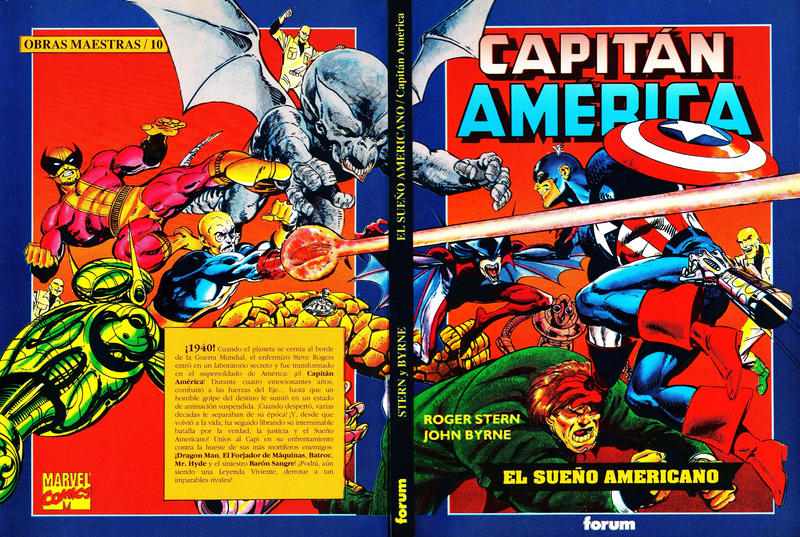 Cover for Obras Maestras (Planeta DeAgostini, 1991 series) #10 - Capitán América: El Sueño Americano