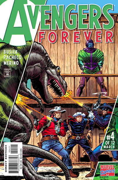 Cover for Avengers Forever (Marvel, 1998 series) #4 ["Old West" Variant Cover]
