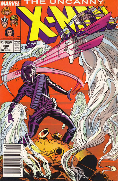 Cover for The Uncanny X-Men (Marvel, 1981 series) #230 [Newsstand]