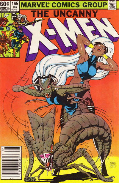 Cover for The Uncanny X-Men (Marvel, 1981 series) #165 [Newsstand]