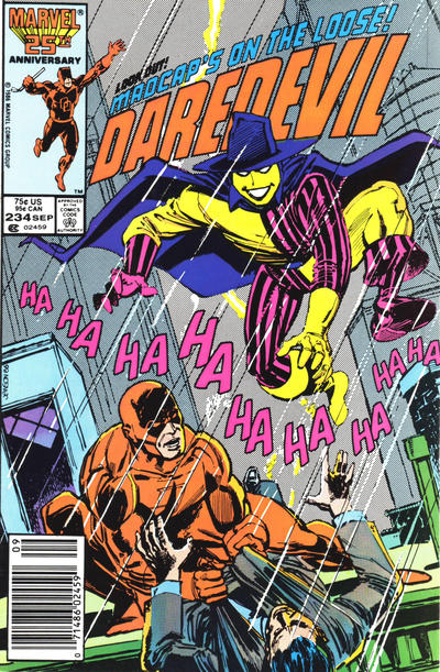Cover for Daredevil (Marvel, 1964 series) #234 [Newsstand]