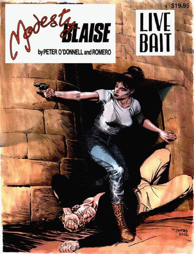 Cover for Modesty Blaise Live Bait (Manuscript Press, 2002 series) 