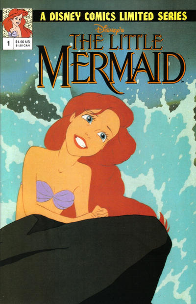 Cover for Disney's the Little Mermaid Limited Series (Disney, 1992 series) #1 [Movie Cover]