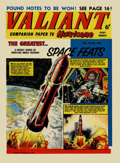 Cover for Valiant (IPC, 1964 series) #27 June 1964