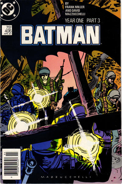 Cover for Batman (DC, 1940 series) #406 [Newsstand]