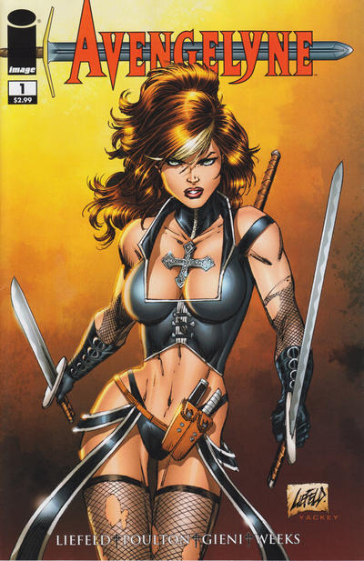 Cover for Avengelyne (Image, 2011 series) #1 [Rob Liefeld Cover]