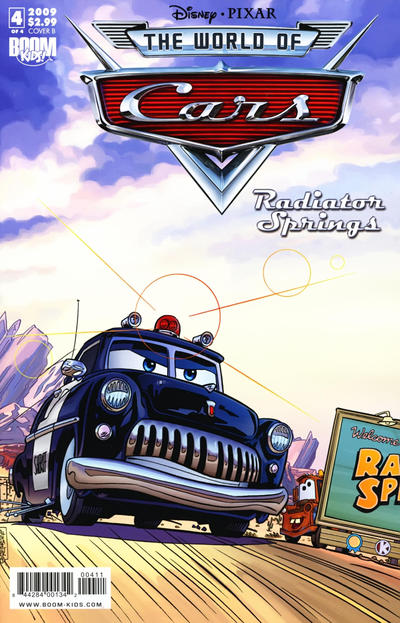 Cover for Cars: Radiator Springs (Boom! Studios, 2009 series) #4 [Cover B]