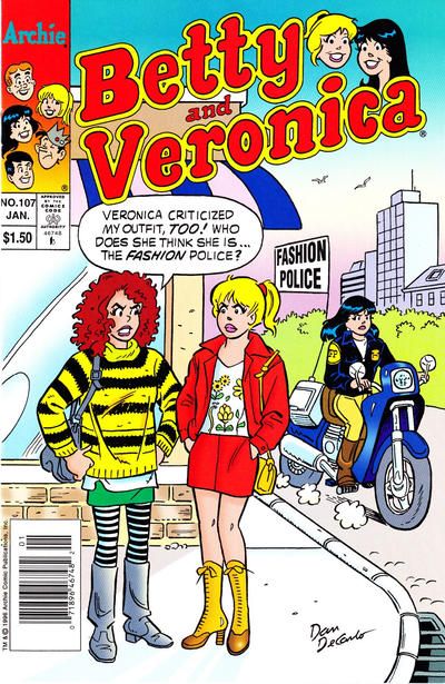 Cover for Betty and Veronica (Archie, 1987 series) #107 [Newsstand]