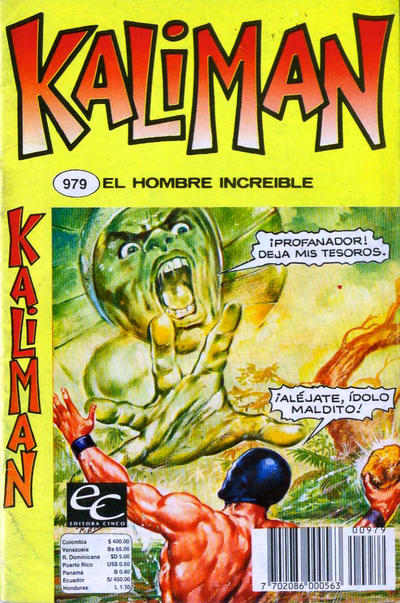 Cover for Kaliman (Editora Cinco, 1976 series) #979