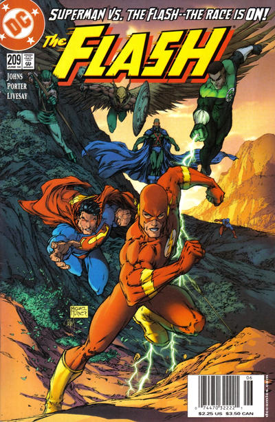 Cover for Flash (DC, 1987 series) #209 [Newsstand]