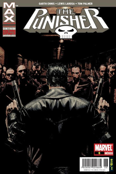 Cover for Marvel Max: The Punisher (Editorial Televisa, 2008 series) #6