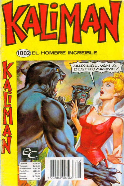 Cover for Kaliman (Editora Cinco, 1976 series) #1002