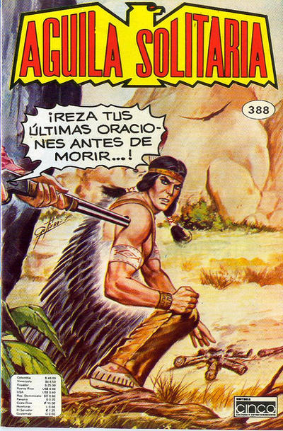 Cover for Aguila Solitaria (Editora Cinco, 1976 series) #388