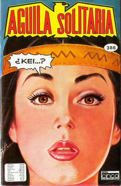 Cover for Aguila Solitaria (Editora Cinco, 1976 series) #386