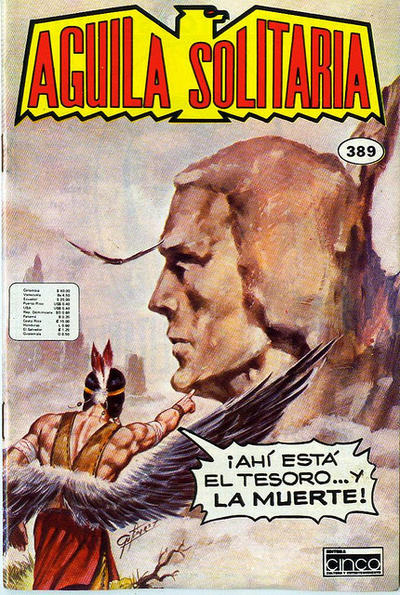 Cover for Aguila Solitaria (Editora Cinco, 1976 series) #389