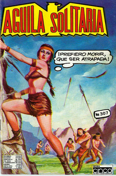 Cover for Aguila Solitaria (Editora Cinco, 1976 series) #307